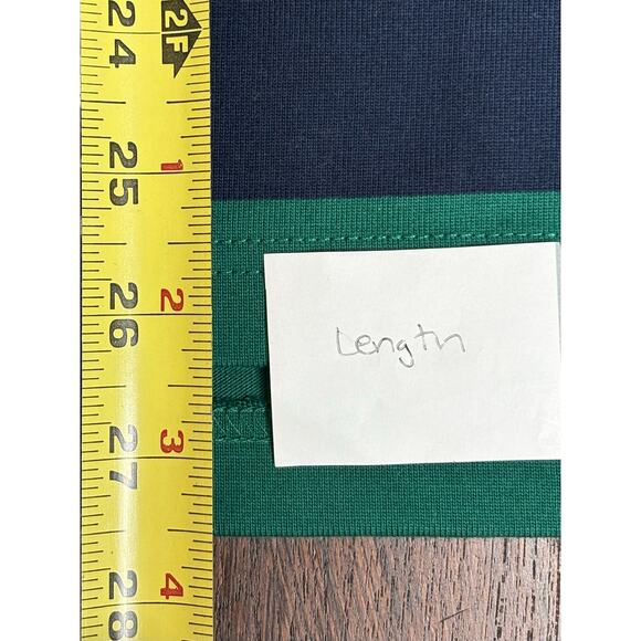 Rowling Blazers Block Stripe Rugby Shirt Navy Hunter Small - Picture 9 of 9